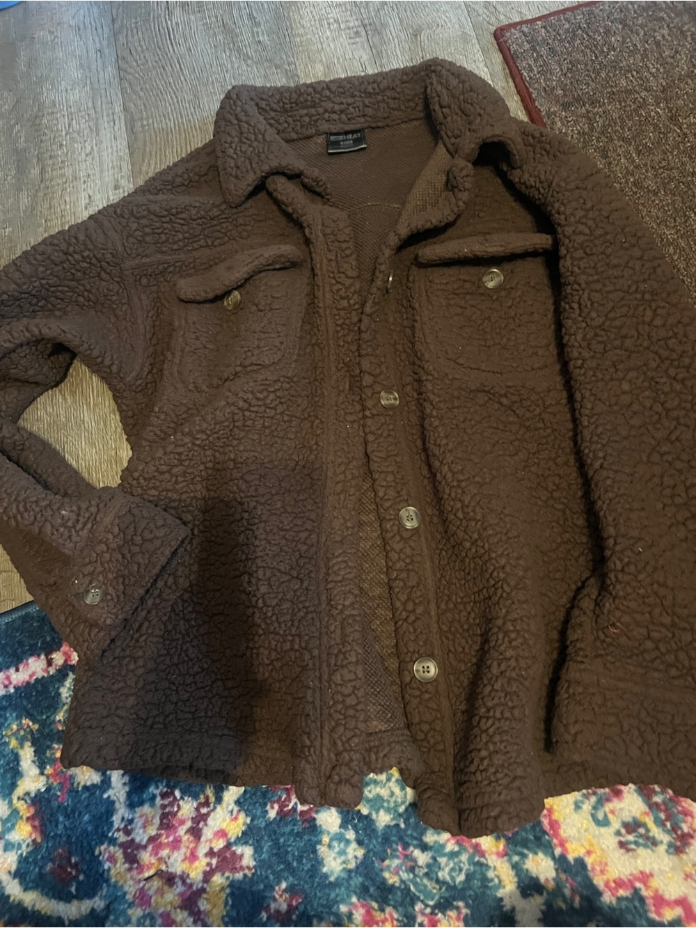 32 heat Cozy Brown Sherpa Shacket - Women's Jacket